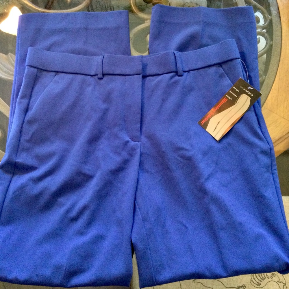 Sag Harbor Cobalt Blue Dress Pants. Sz. 8P NEW